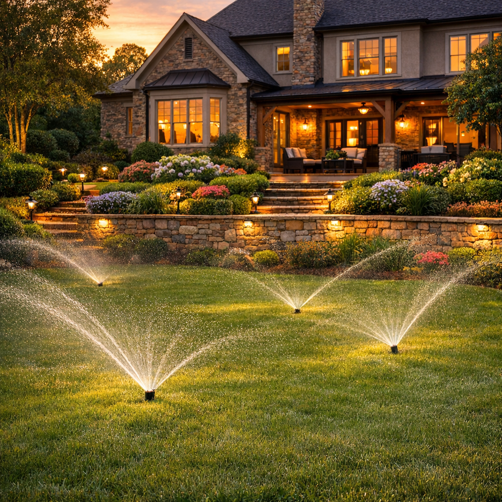 Irrigation system installation in Gainesville GA