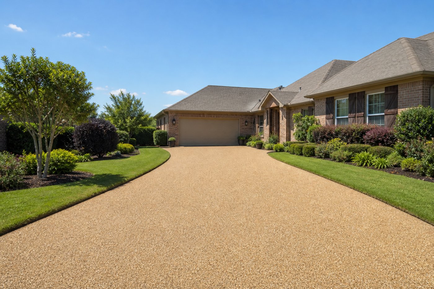 Finished ACE Resin bound driveway after resurfacing