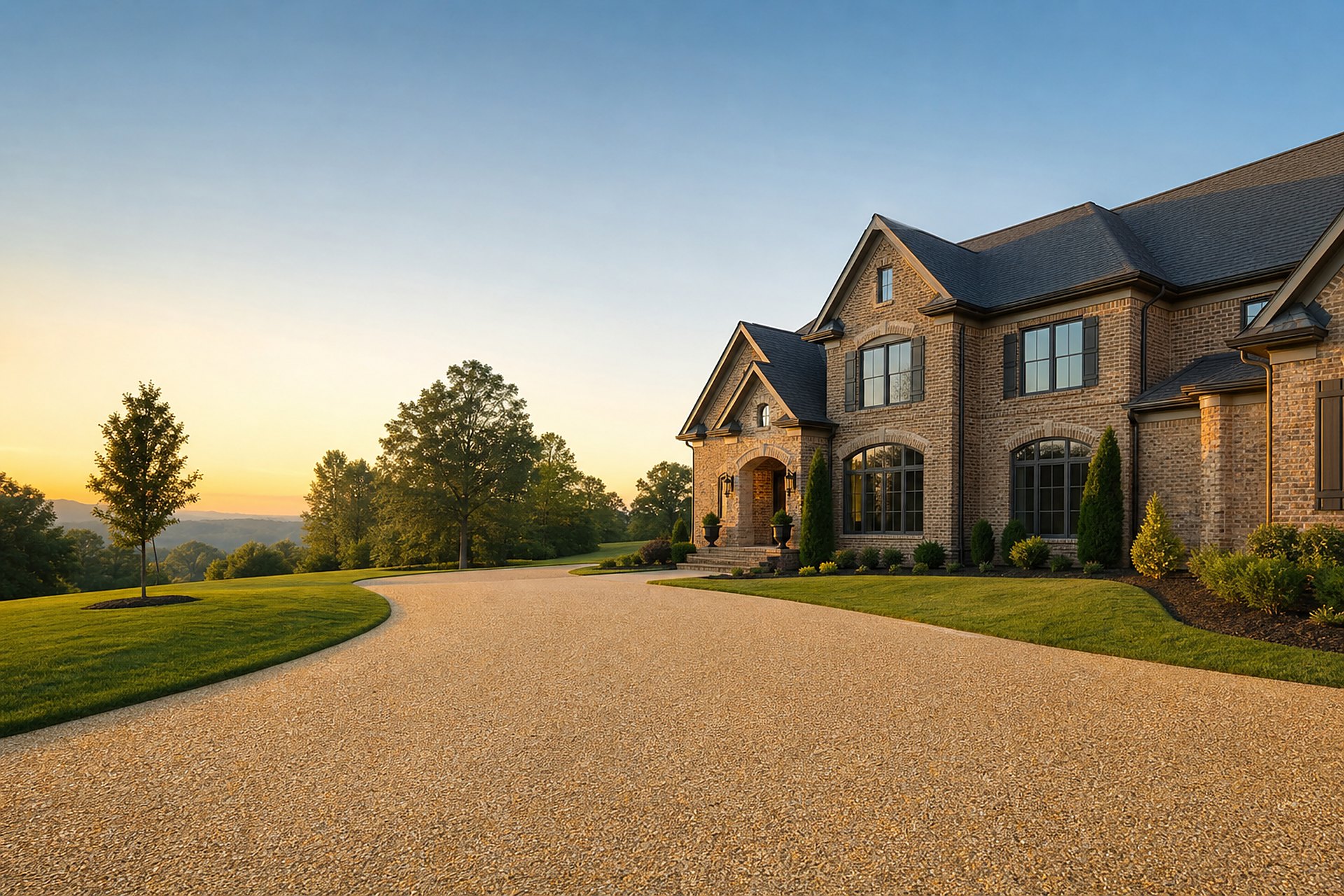 ACE Resin bound driveway by Crew Cuts in North Georgia