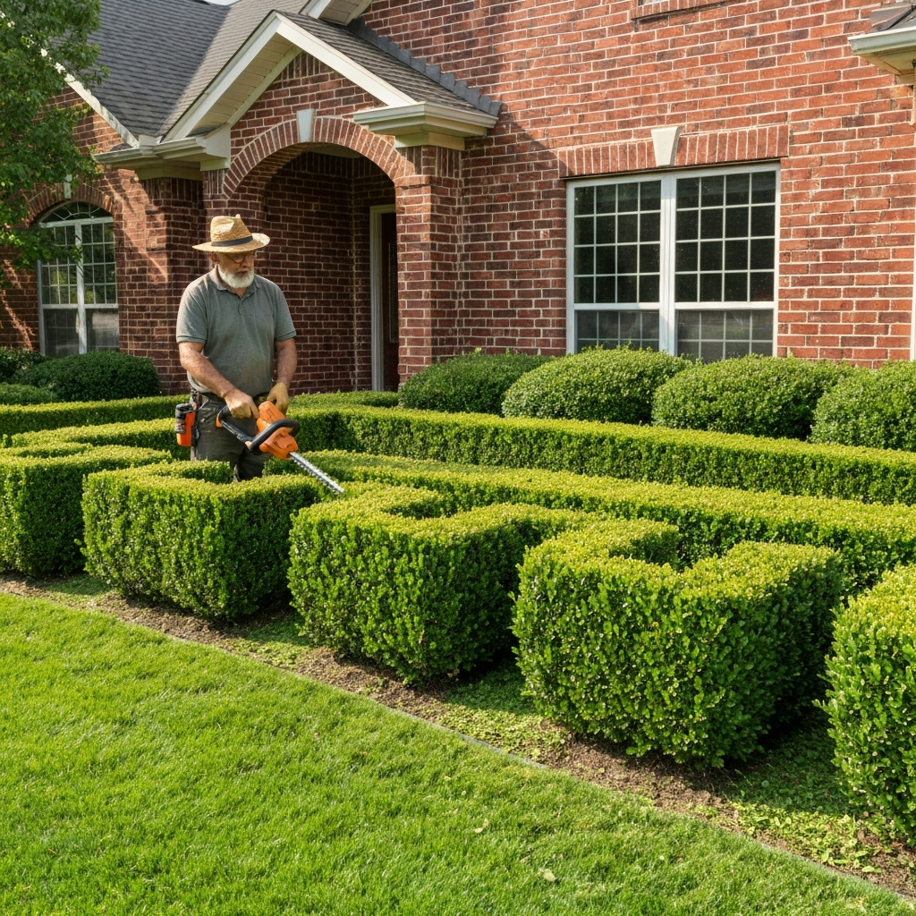 Shrub and hedge trimming