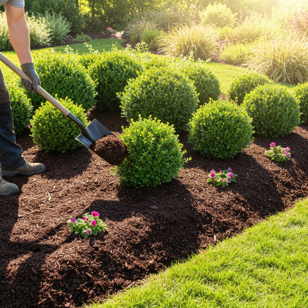 Mulching and edging service